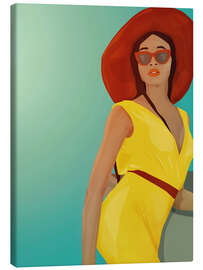 Canvas print The Yellow Jumpsuit