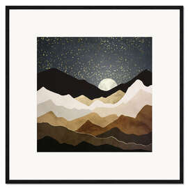 Framed art print Golden Stars