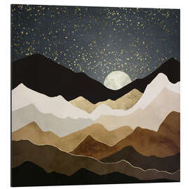 Magnettafel Goldene Sterne