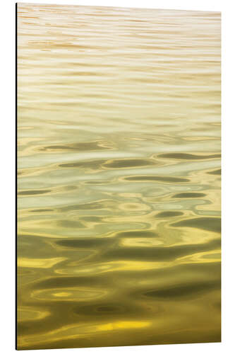 Aluminiumsbilde Golden sea waves