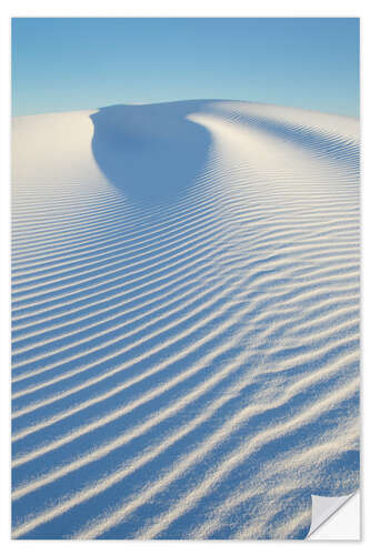 Selvklebende plakat White Sands National Monument, New Mexico