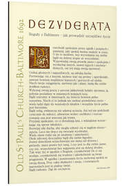 Magnettafel Desiderata (Polnisch) II