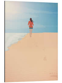 Magnettafel Strandspaziergang