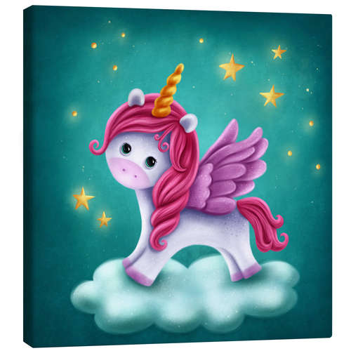 Canvas print Baby unicorn