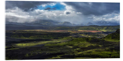 Akrylglastavla Icelandic highlands