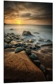 Magnettafel Goldener Morgennebel