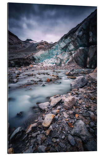 Gallery print The end of the glacier