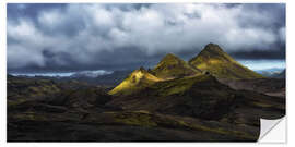 Naklejka na ścianę The green peaks