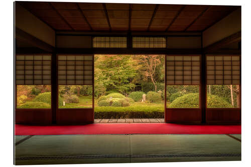 Gallery print View of the temple garden