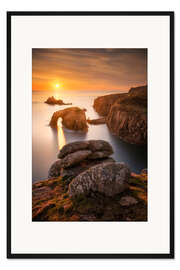 Gerahmter Kunstdruck Weg des Lichtes