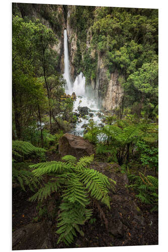 PVC print Ferns and waterfalls