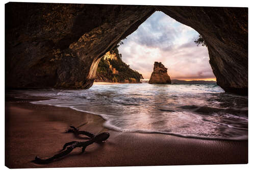 Canvas-taulu Cathedral Cove, New Zealand