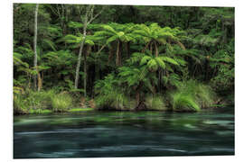 Foam board print On the green river