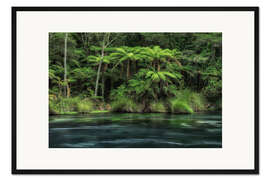 Gerahmter Kunstdruck Am grünen Fluss