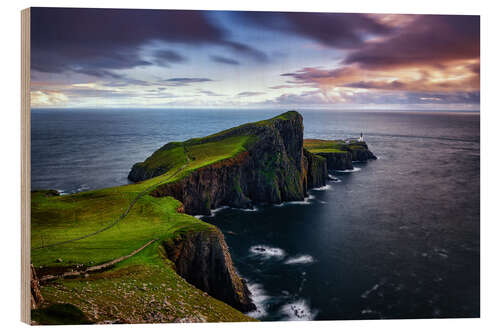 Wood print Neist Point