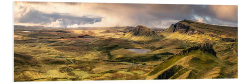 Hartschaumbild Der Quiraing-Ausblick