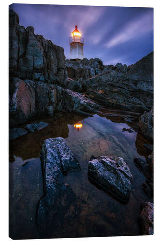 Canvas print Light on the cliffs