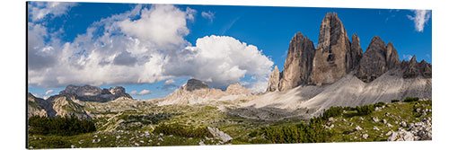 Cuadro de aluminio Vista de los tres picos