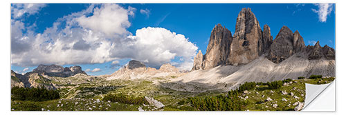 Wall sticker View of the Three Peaks