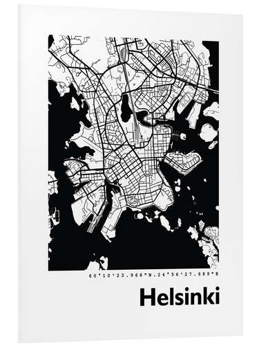 Foam board print Helsinki