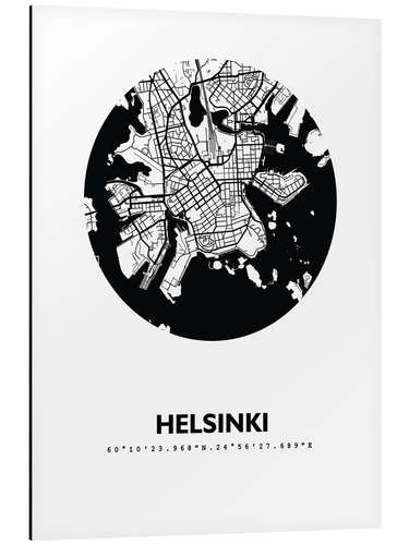 Aluminium print Helsinki