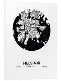 Tableau en PVC Plan d’Helsinki