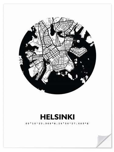 Wandsticker Helsinki