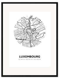 Framed art print Luxembourg