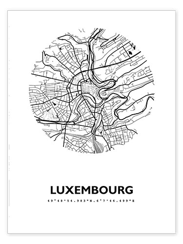 Plakat Luxembourg