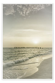 Plakat  Zachód słońca na Florydzie - Melanie Viola