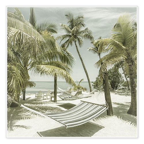 Poster Paradiesischer Strandurlaub