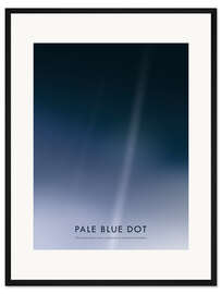Gerahmter Kunstdruck Pale Blue Dot