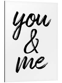 Aluminium print You and me