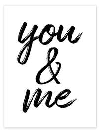 Poster You and me - Martina illustration