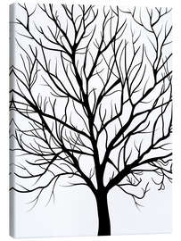 Canvas print Winter tree