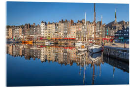 Akrylbillede Honfleur harbor, Normandy, France