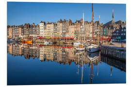 Foam board print Honfleur harbor, Normandy, France