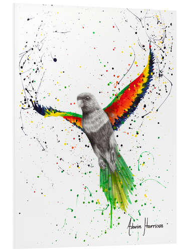 Foam board print Lucky Lorikeet