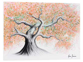 Foam board print Peach Fuzz Tree