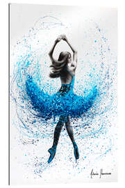 Gallery print Ballet dancer in dream blue