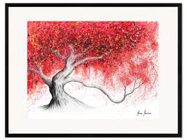 Impression artistique encadrée Arbre aux fraises
