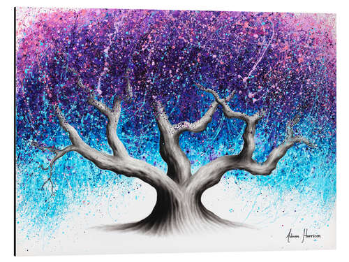 Aluminium print Midnight dream tree