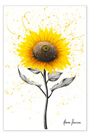Poster Sonnenblumentanz