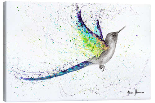 Canvas print Mysterious hummingbird