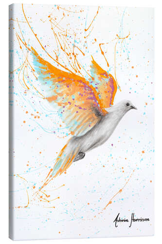 Canvas print Summer dove of peace