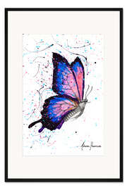 Gerahmter Kunstdruck Schmetterlings-Universum