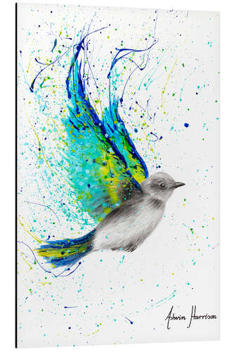 Aluminium print Summer bird