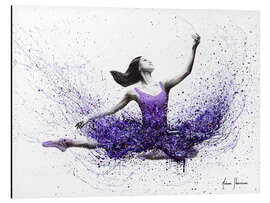 Aluminiumsbilde Violet Verve Dance