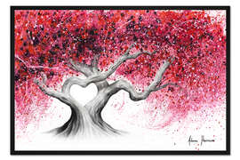 Gerahmter Kunstdruck Liebesbaum