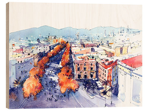 Puutaulu Las Ramblas, Barcelona
